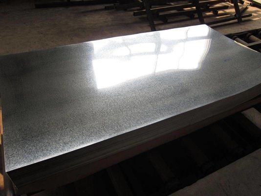 Z40 Zinc Coated Galvanized Steel Sheet Zero / Spangle biasa