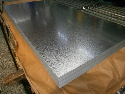 Lapisan Seng 30G/M2-600G/M2 Hot Dip Galvanized Flat Sheet Metal dengan Lacquer