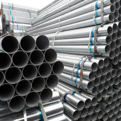 ASTM A36 Bulat tanpa jahitan pipa baja galvanis Zinc Coating 200-500g/M2