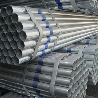 BS 1387 ASTM A53 Pipa Baja Galvanis Gi Pipa Scaffolding Seng 40-600g/M2