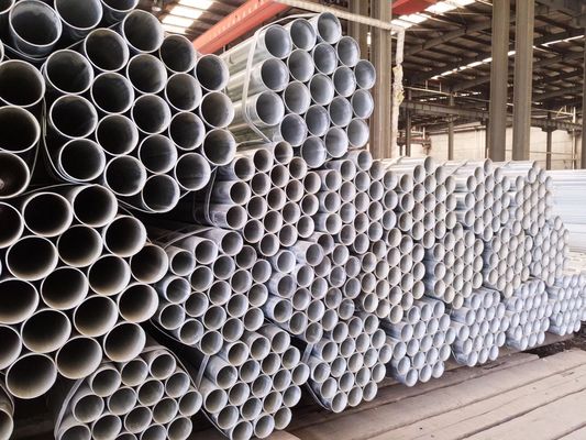 6m 12m Hot Dip Galvanized Scaffolding Tube Zinc 40-600g/M2