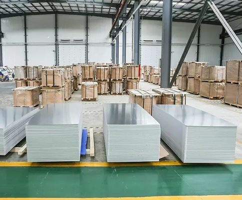 Lembar logam aluminium dekoratif Al-Mg-Si 6061 T6 6063 T651