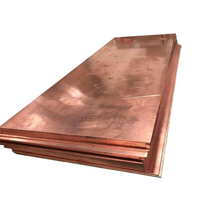 990,9% kemurnian 20 Gauge Copper Sheet Metal 0.1mm hingga 200mm